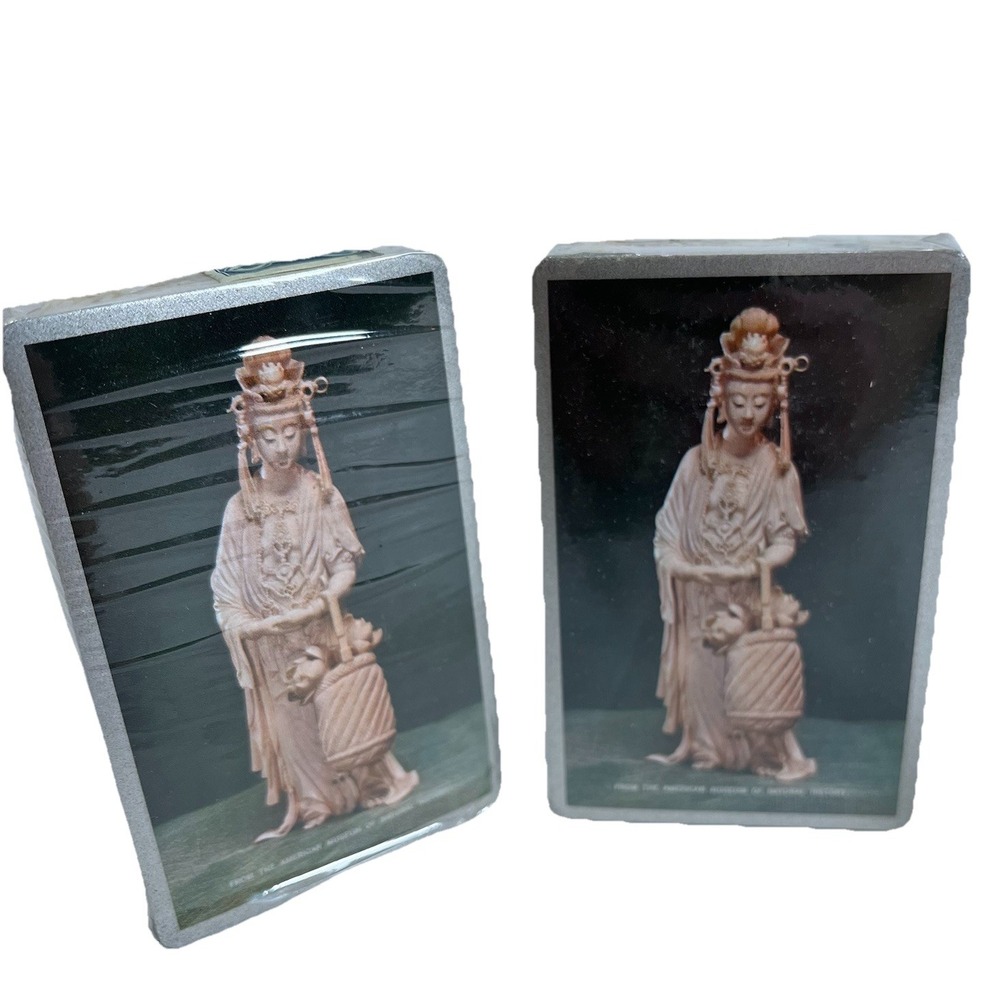 Congress Double Deck Canasta Art Museum Playing Cards Pull Drawer Box Sealed‎ - Picture 4 of 5